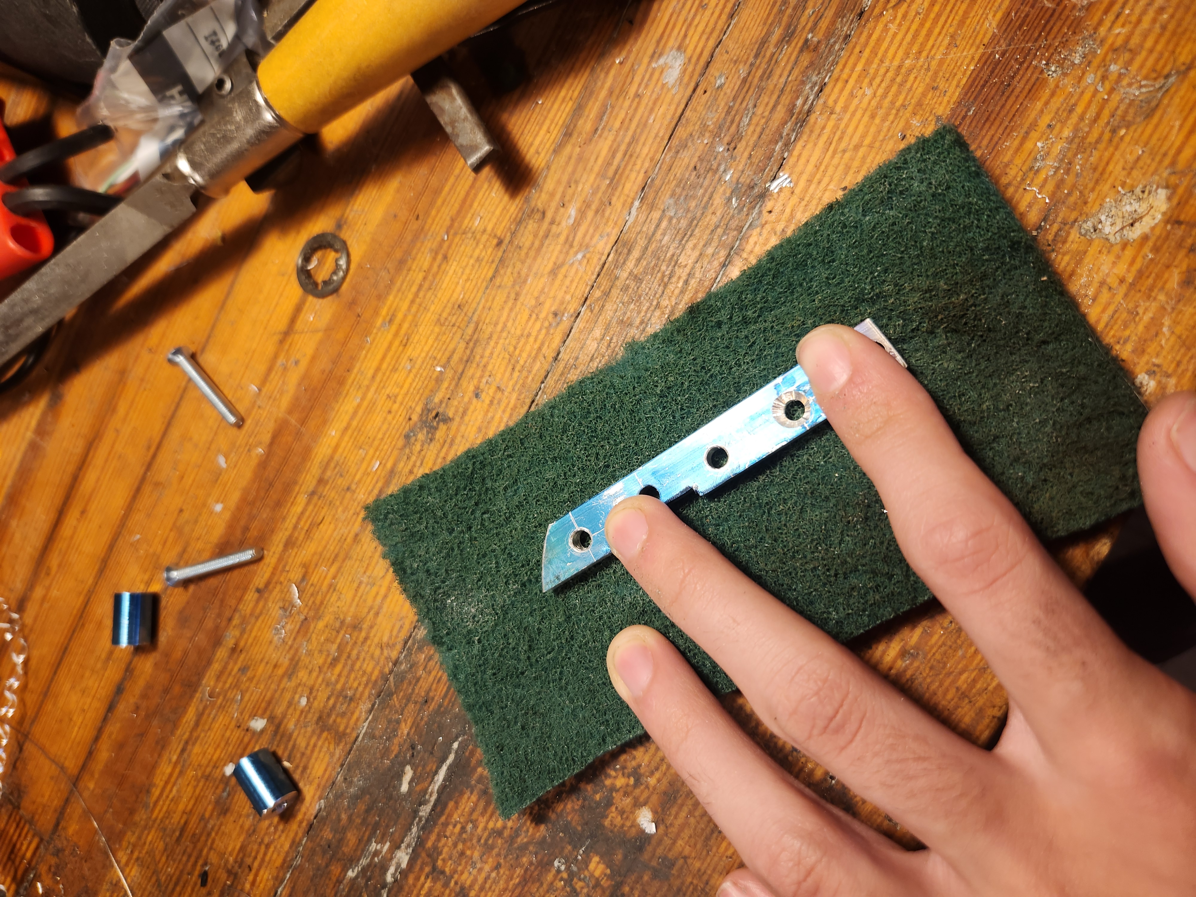 Cutting bearing seats and drilling main hole